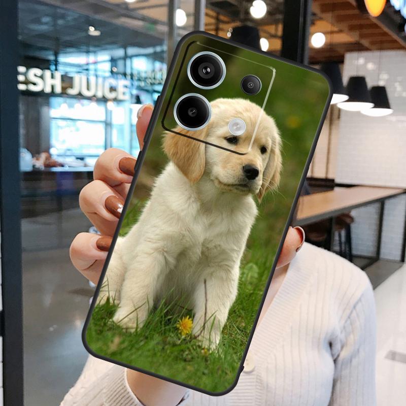 Golden Retriever Dog Case For Xiaomi Redmi Note 11 9 10 12 13 14 15 Pro Plus Redmi 15 15C 10C 12C 13C 14C Cover