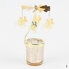 Hot Rotating Candle Stick Holder Candlestick Home Decoration Hallowmas Christmas Gift Party Room Decor Carousel Candle Stand