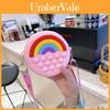 Adorable Silicone Children's Bag Mini Rainbow Crossbody Purse For Kids Unisex