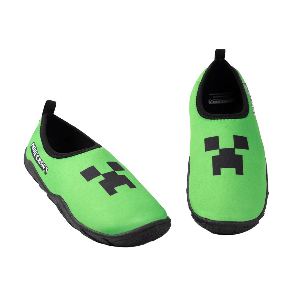 Minecraft Boys Aqua Creeper Water Shoes