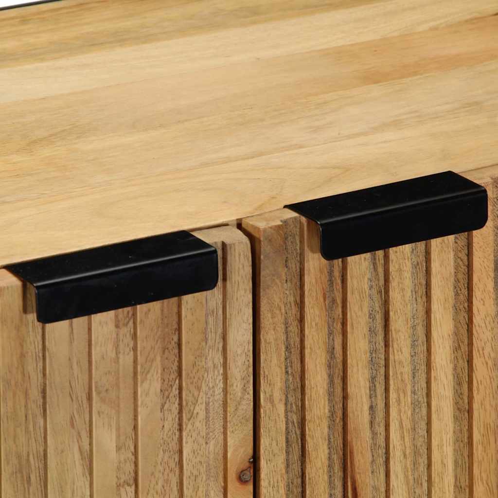 3 Piece Sideboards Brown 60x33x75 Cm Solid Mango Wood