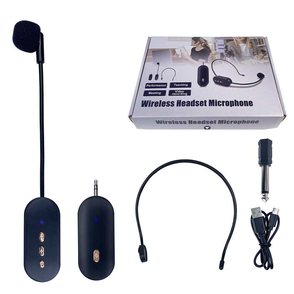 2.4G Dual Wireless Microphone and Bluetooth Speaker for Teaching and Stage Performance