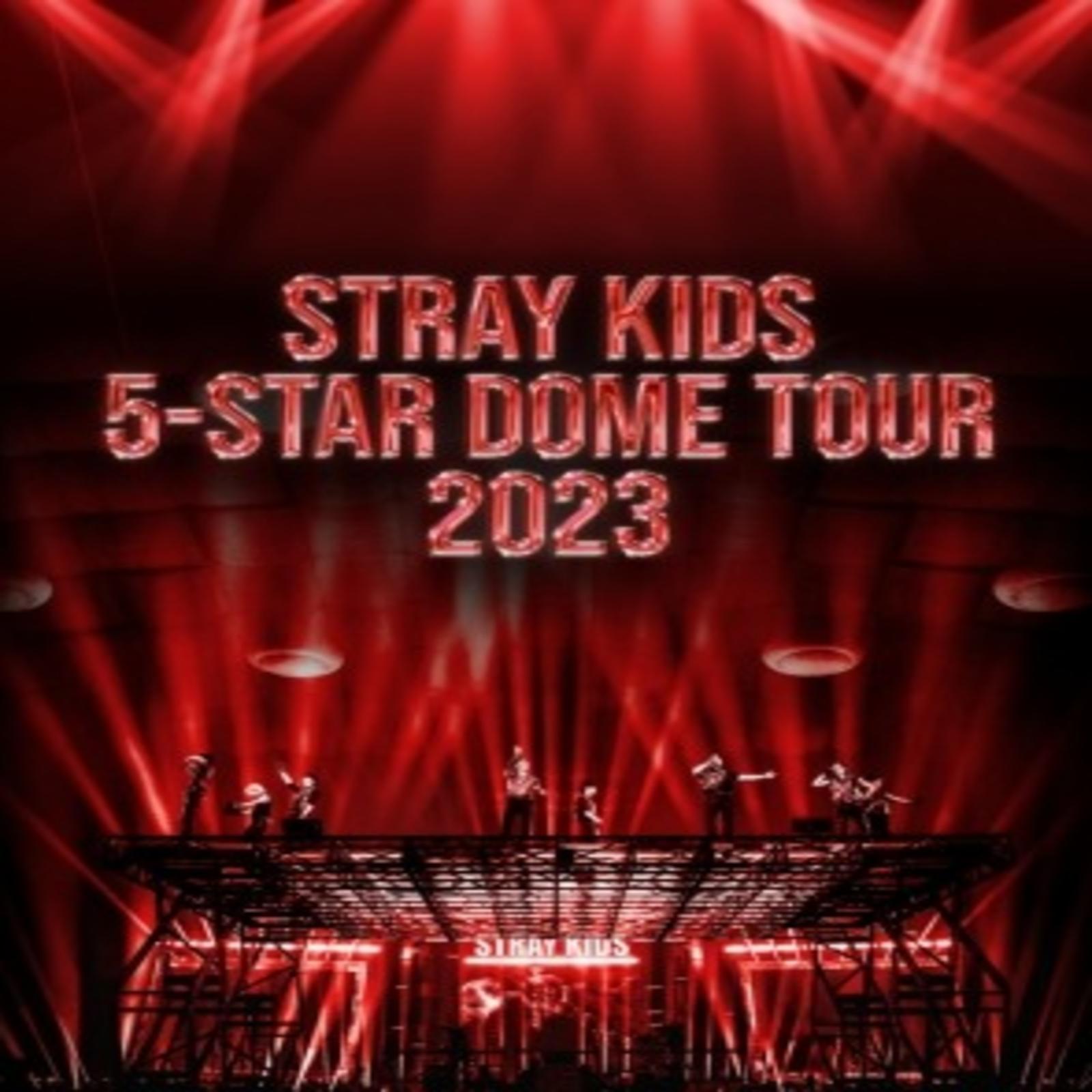 

Stray Kids 5-STAR Dome Tour 2023 [Обмежене видання] (2 Blu-ray) червоний