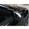 For Jeep Compass 2017 2018     Eyebrow Rear View Side Glass Mirror Trim Frame Rain Shield Sun Visor Shade ABS