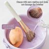 Makeup Brush Cleaning Bowl Beauty Egg Cleaning Tool Storage Set Brush Powder Puff Dry Cleaning Silicone Drying Shelf