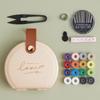 Button Sewing Kit Sewing Repair Kit Portable Sewing Tool Kits Sewing Kit Box Beginner Friendly Sewing Repair Kit With Threads