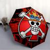 One Piece Logo Automatischer Regenschirm mit Faltfunktion - Reise Regenschirm, Perfektes Geschenk für Geburtstag, Weihnachten a0827023