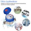 LXSG13D Household Water Meter Single Flow Dry Cold Water Table Qn 1.5m3h 30 Celsius  15mm Garden & Home
