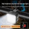 High-Brightness Waterproof USB-C Bicycle Light Set - Front and Tail Lights for Night Riding