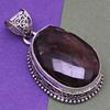 Quartz Pendant Smoky Silver Sterling  Jewelry Gemstone Natural Handmade