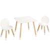 Kids Table and 2 Chairs Set, Toddler Table and Chair Set, Children Multi-Activity Table for Art, Craft, Reading, Learning