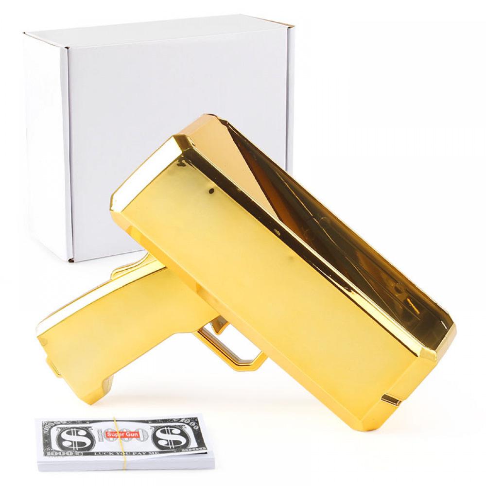 

Red Envelope Money Gun - Wedding & Party Atmosphere Toy Includes 100 Paper Bills, No Batteries
