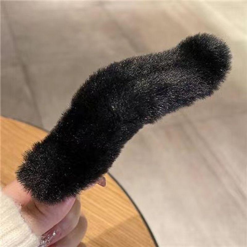 

1 шт. Французский элегантный темперамент, ленивый стиль, заколка для хвостика, плюшевая заколка для волос, большая пластина, заколка для волос, головной убор