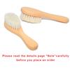 Baby Care Pure Natural Wool Baby Wooden Brush Comb Brush Baby Hairbrush Newborn Hair Brush Infant Comb Head Massager Hair Tools
