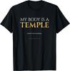 Mein Körper ist ein Tempel Sarkastisches und Lustiges Zitat T-Shirt