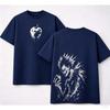 DEATH NOTE Ryuk T-shirt Anime Vintage Dark Drip Stampa Mela Oversize Unisex Girocollo Manica Corta Alta Qualità Otaku Harajuku Casual Streetwear Top