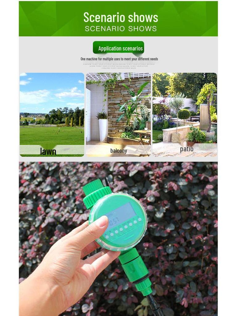 Inteligentny Automatyczny Timer Nawadniania i Sterownik Zaworu Elektromagnetycznego