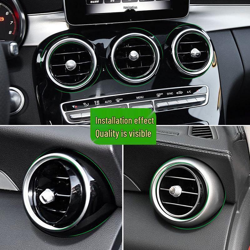 Äußerer Ring für Lüftungsschlitz vorne für Mercedes-Benz C-Klasse & GLC-Klasse (W205/W253)