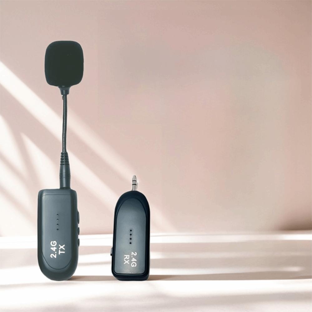 Universal Wireless Lapel Microphone Neck Clip Portable PA System Bluetooth Microphone Indoor Use