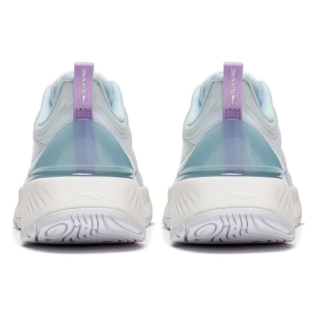 Li Ning YueYing Element Slip Resistant, Abrasion Resistant, Breathable Low top Running Shoes Women's White Blue ARHT006-11
