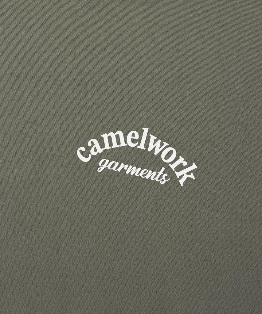 CAMEL WORK Small Logo Sweatshirt (Khaki)