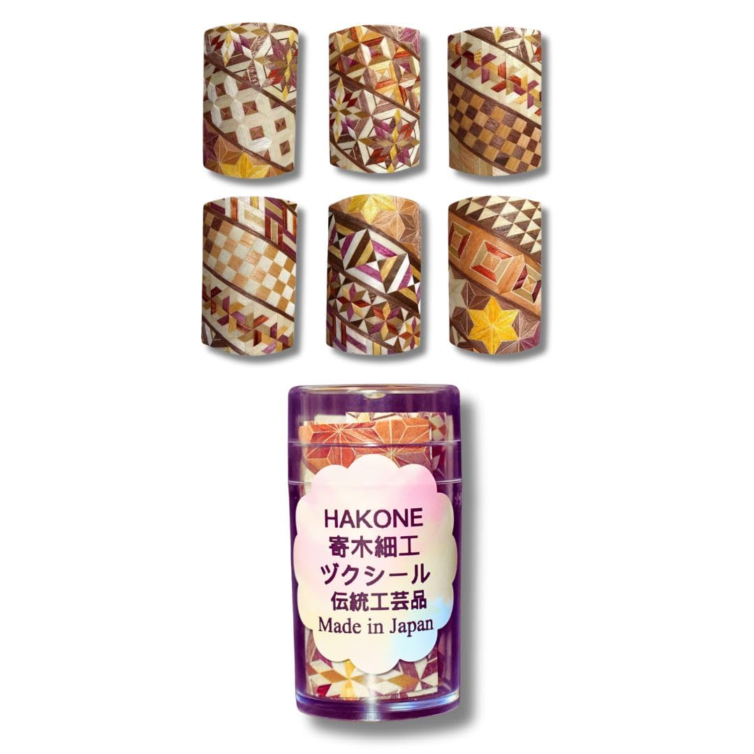 Hakone Stickers Traditional Craft Experience DIY Furniture Mini Small Made with Natural Made in Japan Yosegi-zaiku (marquetry) - Kit, Kit, Decoration,