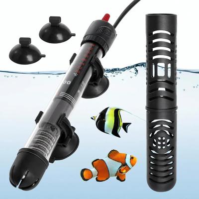 Chauffage 50 W à température réglable, thermostat, tige chauffante pour aquarium avec housse de protection, submersible