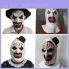 Terrifier Clown Latex Mask Halloween Party Costume Accessory For Cosplay And Themed Events