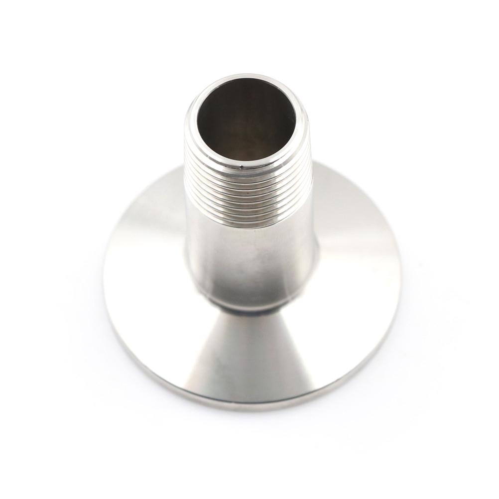 Casquillo Roscado Macho 3//4/" DN20 sanitarias Tubo montaje TRI CLAMP tipo SS316 NPT