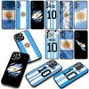 Argentina Flag 10 Football Cover Phone Case for Xiaomi Poco F7 F6 F8 Ultra F5 X7 X6 X5 X3 NFC M7 M6 Pro C85 C75 C65 C71 C61