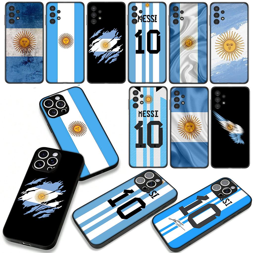 Argentina Flag 10 Football Cover Phone Case for Xiaomi Poco F7 F6 F8 Ultra F5 X7 X6 X5 X3 NFC M7 M6 Pro C85 C75 C65 C71 C61