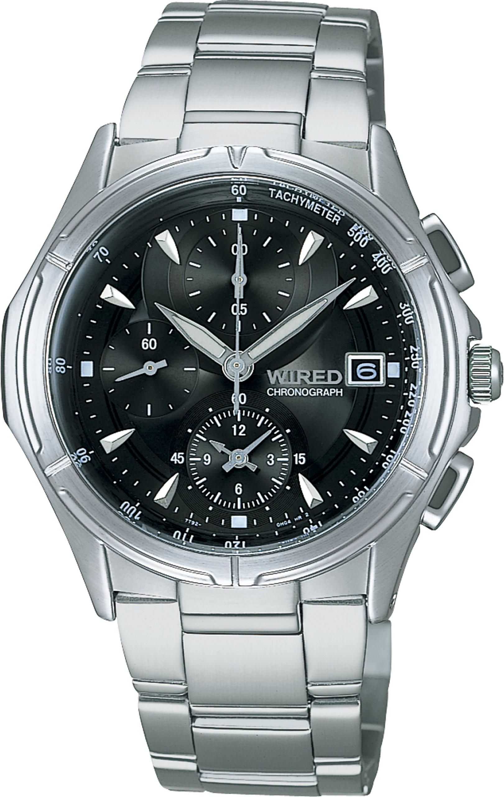 

WIRED Chronograph Stainless Steel Model AGBV139 Men s Watch,