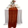 1pc Luxurious Velvet Table Runner, WeddingReception Decorations, Soft Table Linen Overlay, WeddingTable Runner Room Decor