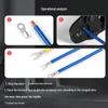 HS-1MA Imitation Shrimp Ratchet Terminal Crimping Pliers for Non-Insulated Terminals