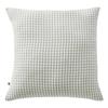 "Vickie" Pillowcase 60 X 60 Cm &; 50 X 70 Cm Yarn-dyed "Cotton Gauze" - Vickie Eucalyptus - Pillowcase 60 X 60 Cm