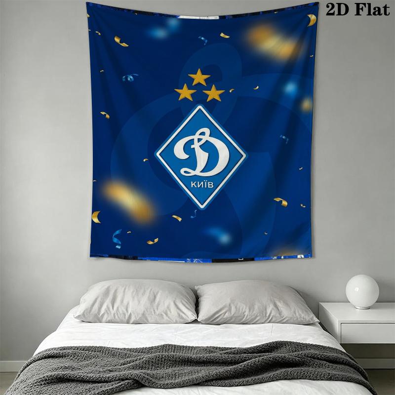 FC Dynamo Moscow Wall Tapestry Aesthetic Wall Hanging Printed Fabric Blanket Decorative Tapestries for Bedroom Living Room Home Decor