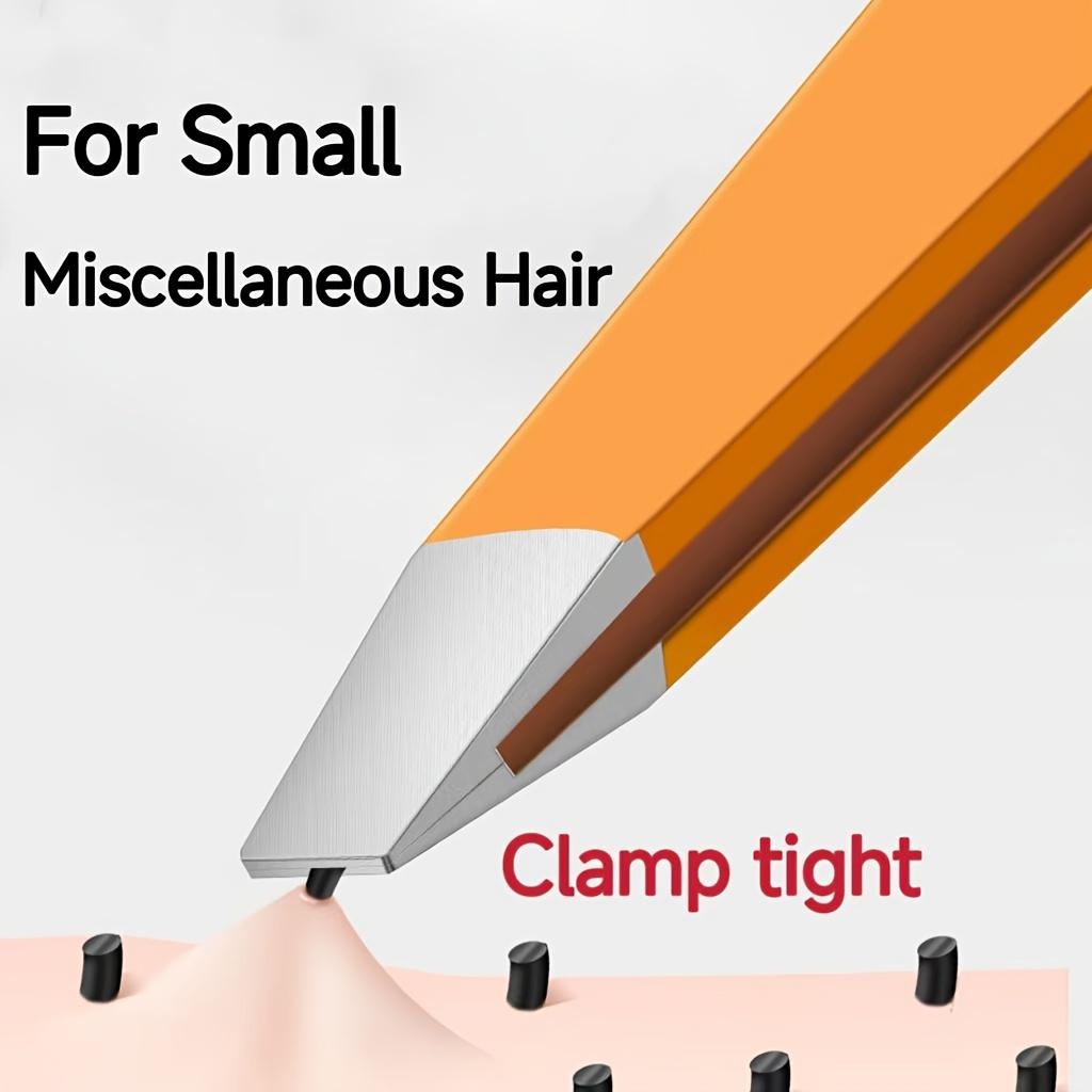 Preclslon Slanted Eyebrow Tweezers - Stainless Steel Eyebrow Cllp - Halr RemovalTweezers - Beard Removal Speclal Slanted Eyebrow