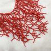Multipurpose Handmade Coral Bead Necklace Elegant Statement Pieces Jewelry Accessory for Trendy Women Ladies Daily Use