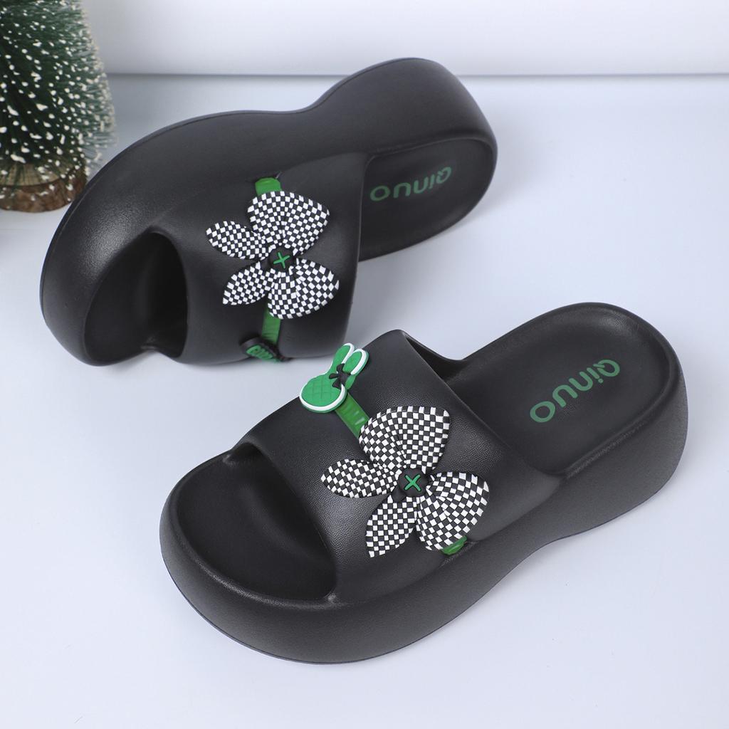 Fashion 2025 Summer Platform Cloud Slippers Women Comfy Solid Color Soft Sole EVA Pillow Slides Woman Couple Non Slip Beach Flip Flo