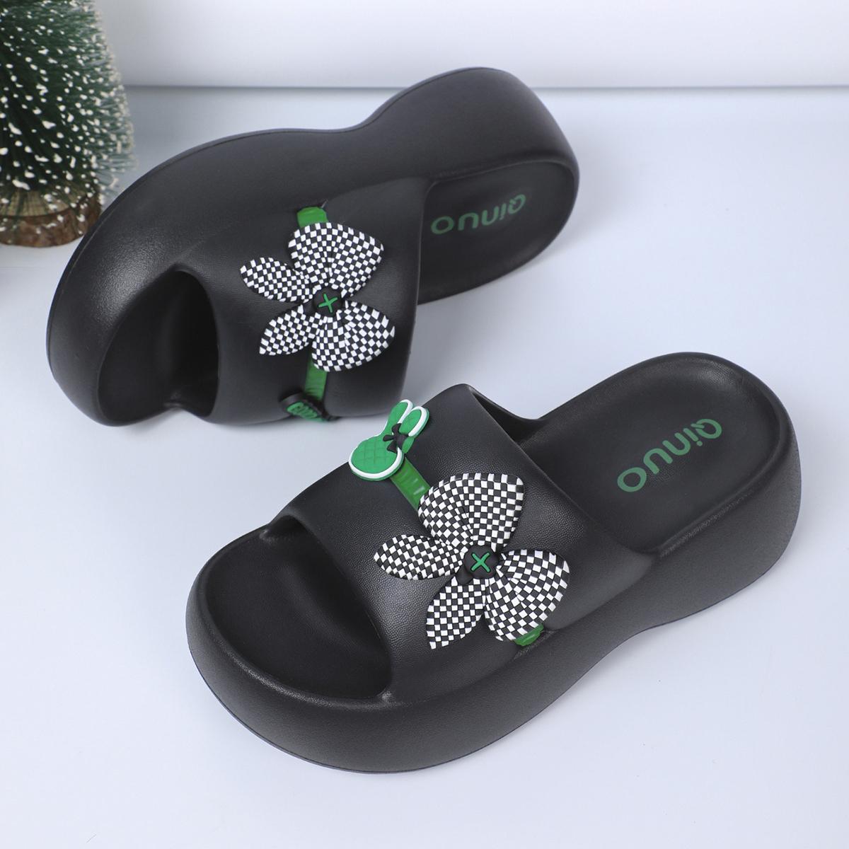 

Fashion 2025 Summer Platform Cloud Slippers Women Comfy Solid Color Soft Sole EVA Pillow Slides Woman Couple Non Slip Beach Flip Flo 40