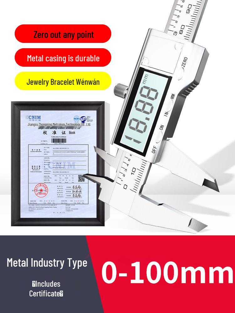 Waterproof Stainless Steel Digital Caliper - 150mm High Precision Measuring Tool