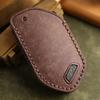 Customized Leather Key Cover Is Suitable for Kia 2024 New KIA High-end Real Cowhide Key Bag Shell Ring.
