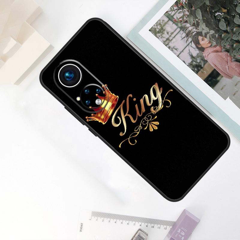 Queen King Crown For Honor Magic 8 Pro 5 6 7 Lite Case For Honor Win RT 400 200 50 70 90 X8c X8b X9a X9b X9c