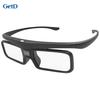 GetD GL1600 3D Glasses High Transmittance Active Shutter Black Clear Picture Movie Glasses for DLP LINK 3D Projectors