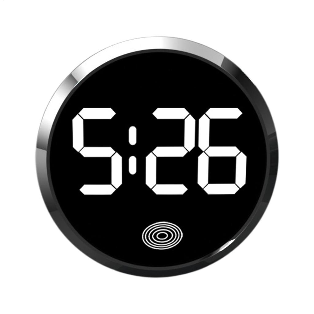 Car Clocks for Dash Car Digital LED Display Screen Clock Touch-Control Car Watch Car Mini Clock Ornaments Interior Accessories