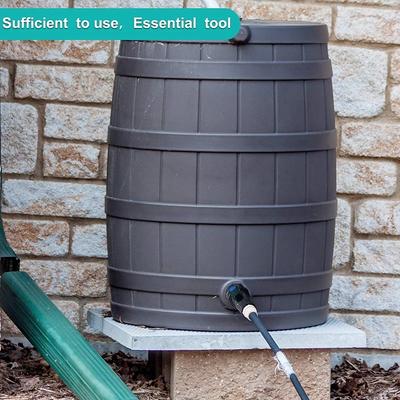 1 Set, Pvc Water Barrel Spigot Kit, Connector Drain Adapter With Inner Connection For Garden, Rain Barre, Garden Tool Supplies