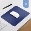 High-Quality White PU Leather Mouse Pad: Dirt-Resistant, Printable, and Round Design