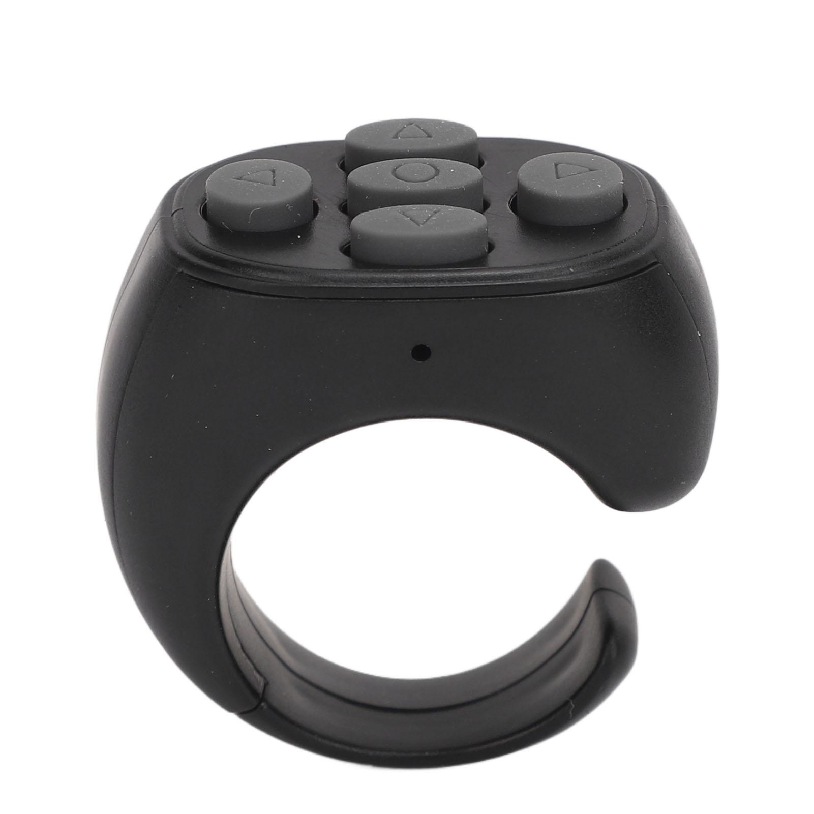 

Пульт дистанционного управления Перелистывание страниц Bluetooth-камера Видеозапись Пульт дистанционного управления с зарядным чехлом Прокрутка чёрный