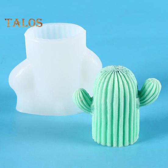 Forma silikonowa Nieodkształcalna, zmywalna gładka krawędź Świetna forma do odlewania świec zapachowych w kształcie kaktusa do kuchni