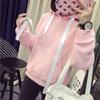 Fashion Women  Ears Top Hoodie Long Sleeve Blouse Loose Sweatshirt